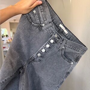 Levi's 94 Baggy Gray High Rise Women Jeans